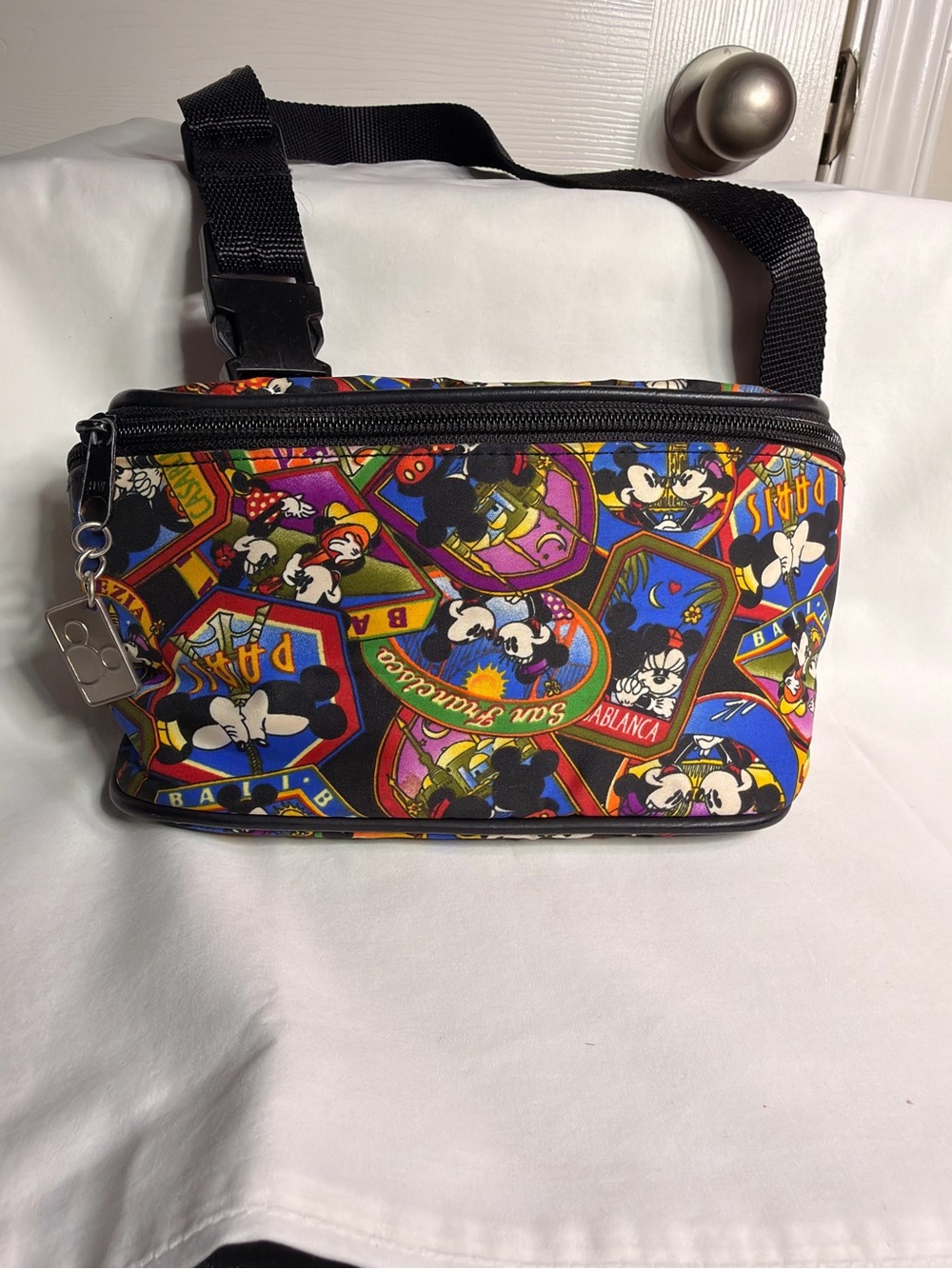 Nicole Miller Disney Mickey Mouse Multicolor Fanny Pack.